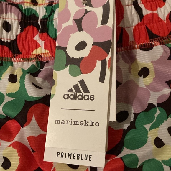 Adidas x Marimekko floral-print pacer shorts NWT - Picture 7 of 7